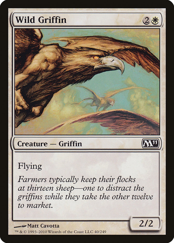 Wild Griffin [Magic 2011] | Jomio and Rueliete's Cards and Comics