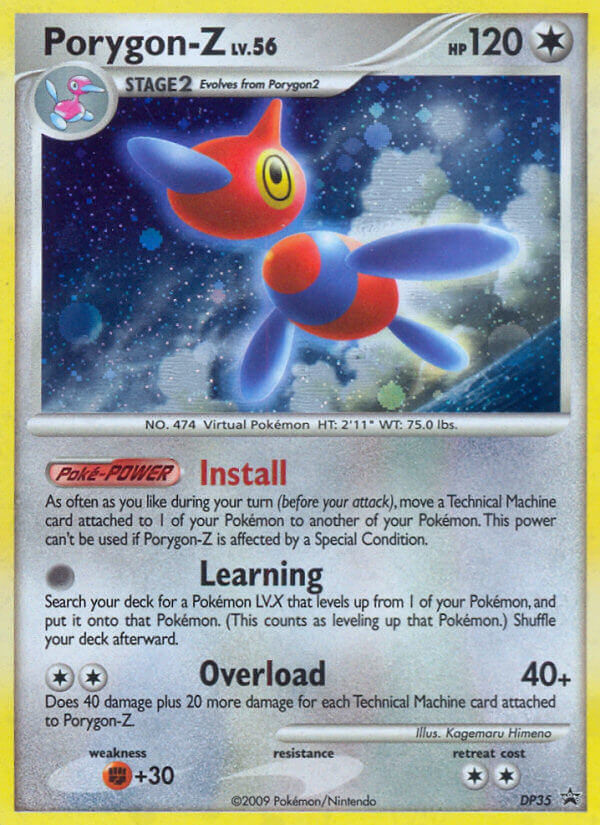 Porygon-Z (DP35) [Diamond & Pearl: Black Star Promos] | Jomio and Rueliete's Cards and Comics