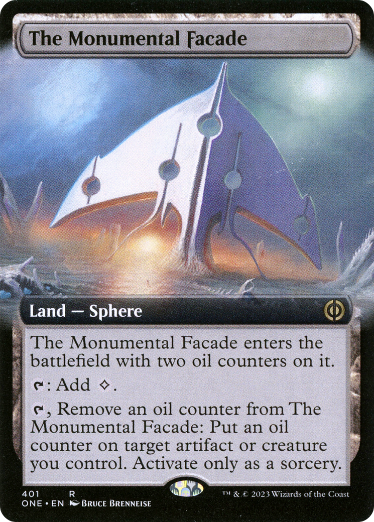 The Monumental Facade (Extended Art) [Phyrexia: All Will Be One] | Jomio and Rueliete's Cards and Comics