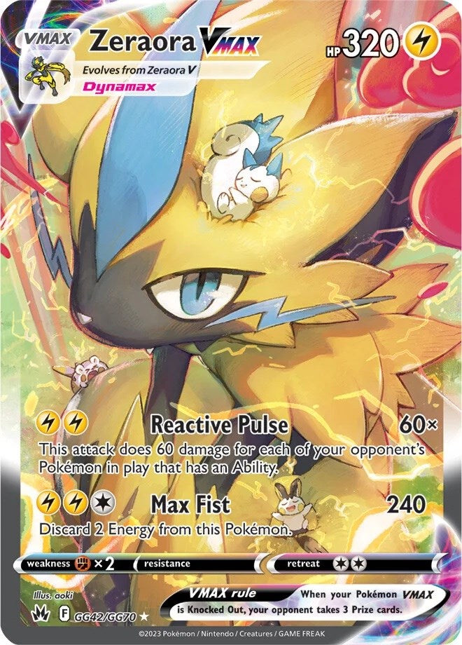 Zeraora VMAX (GG42/GG70) [Sword & Shield: Crown Zenith] | Jomio and Rueliete's Cards and Comics