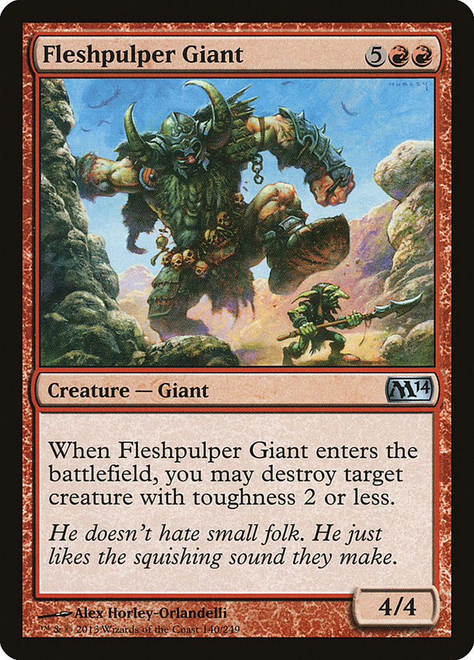Fleshpulper Giant [Magic 2014] | Jomio and Rueliete's Cards and Comics