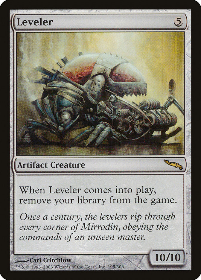 Leveler [Mirrodin] | Jomio and Rueliete's Cards and Comics