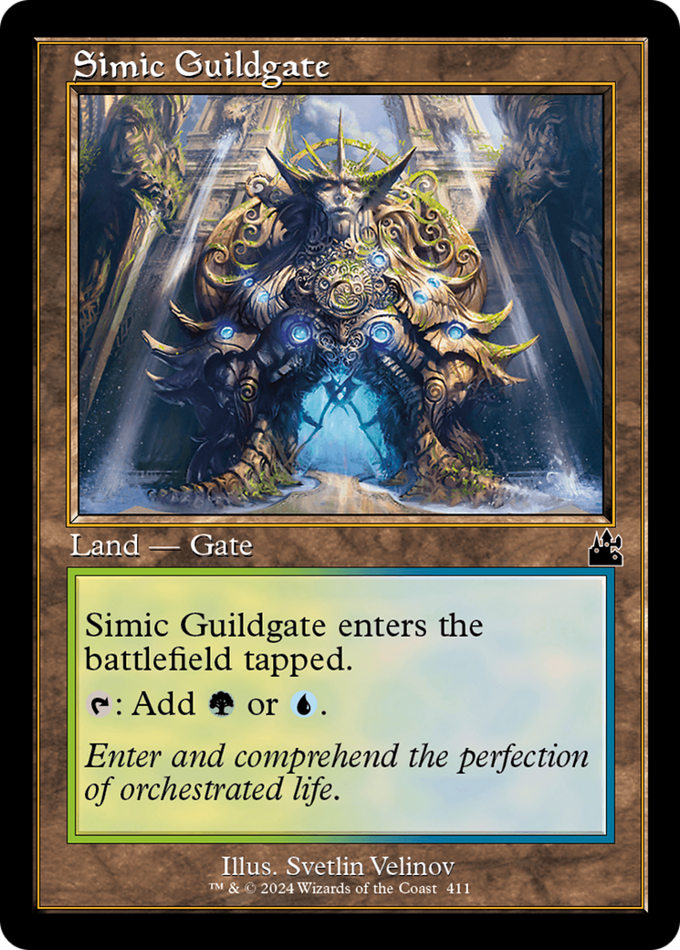 Simic Guildgate (Retro Frame) [Ravnica Remastered] | Jomio and Rueliete's Cards and Comics