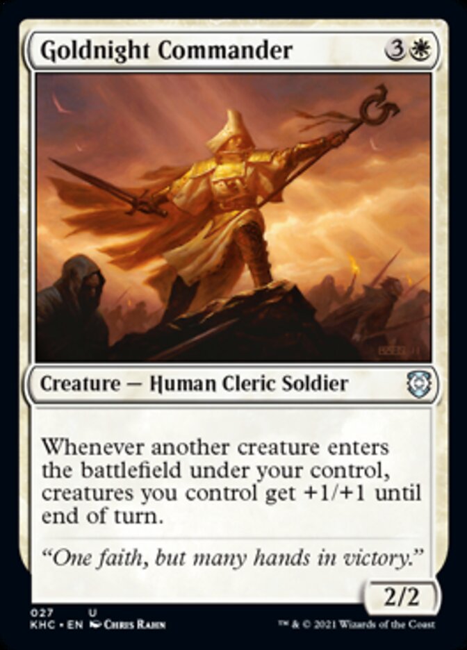 Goldnight Commander [Kaldheim Commander] | Jomio and Rueliete's Cards and Comics