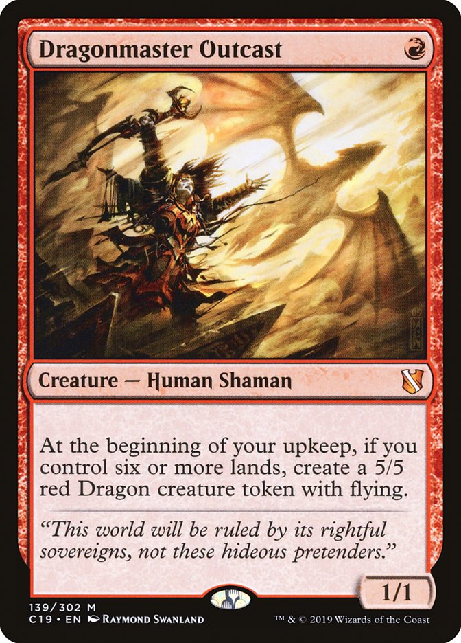 Dragonmaster Outcast [Commander 2019] | Jomio and Rueliete's Cards and Comics