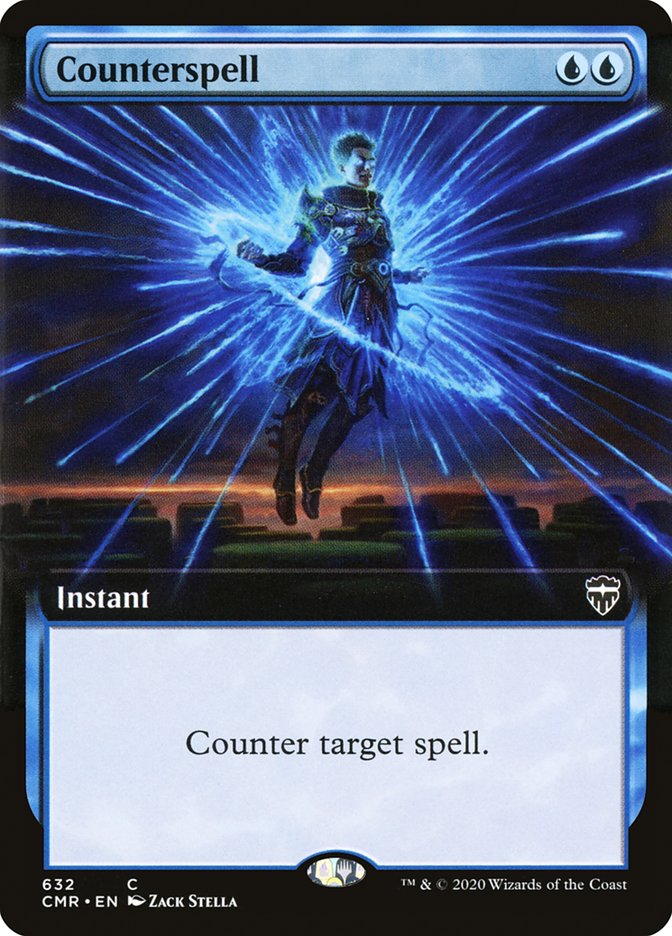 Counterspell (Extended Art) [Commander Legends] | Jomio and Rueliete's Cards and Comics