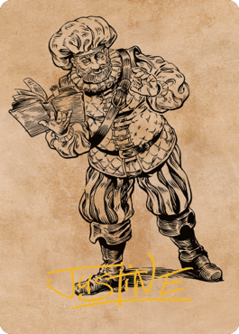 Volo, Itinerant Scholar Art Card (Gold-Stamped Signature) [Commander Legends: Battle for Baldur's Gate Art Series] | Jomio and Rueliete's Cards and Comics