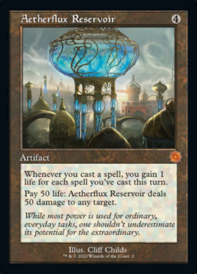 Aetherflux Reservoir (Retro) [The Brothers' War Retro Artifacts] | Jomio and Rueliete's Cards and Comics