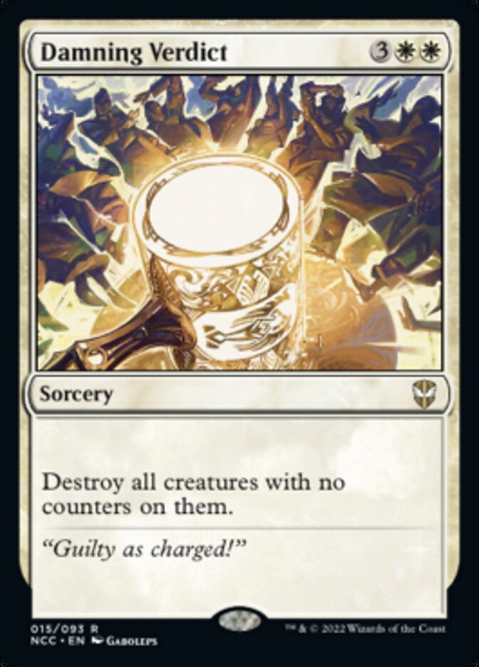 Damning Verdict [Streets of New Capenna Commander] | Jomio and Rueliete's Cards and Comics
