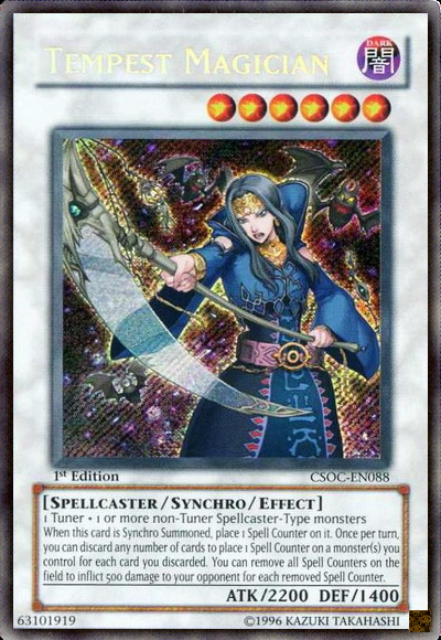 Tempest Magician [CSOC-EN088] Secret Rare | Jomio and Rueliete's Cards and Comics