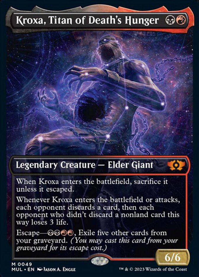 Kroxa, Titan of Death's Hunger [Multiverse Legends] | Jomio and Rueliete's Cards and Comics