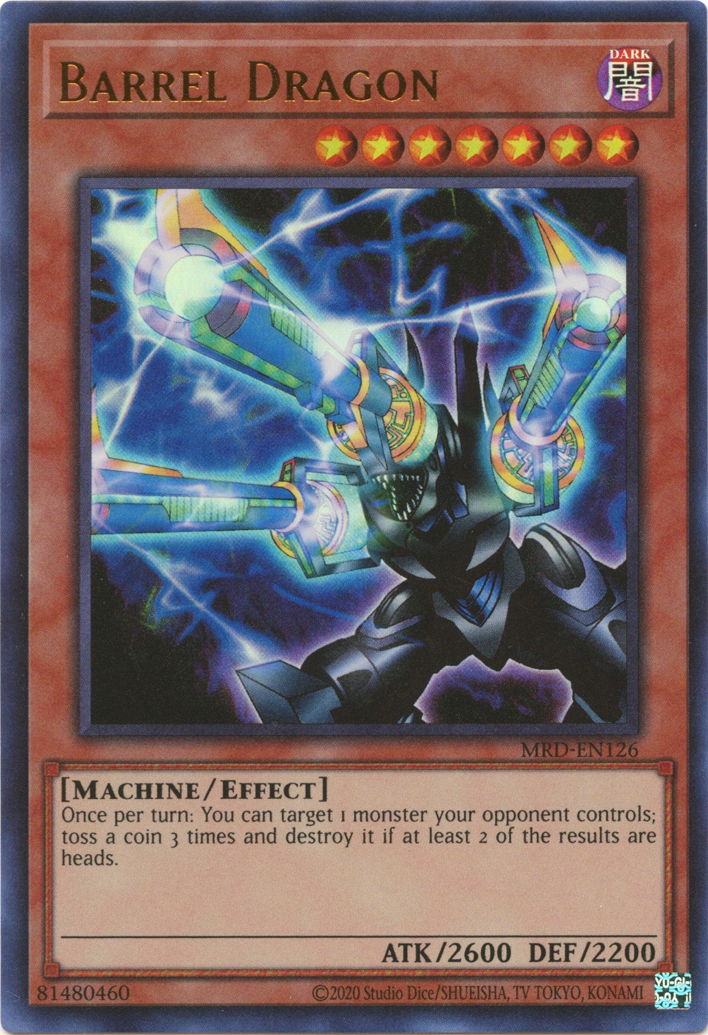 Barrel Dragon (25th Anniversary) [MRD-EN126] Ultra Rare | Jomio and Rueliete's Cards and Comics