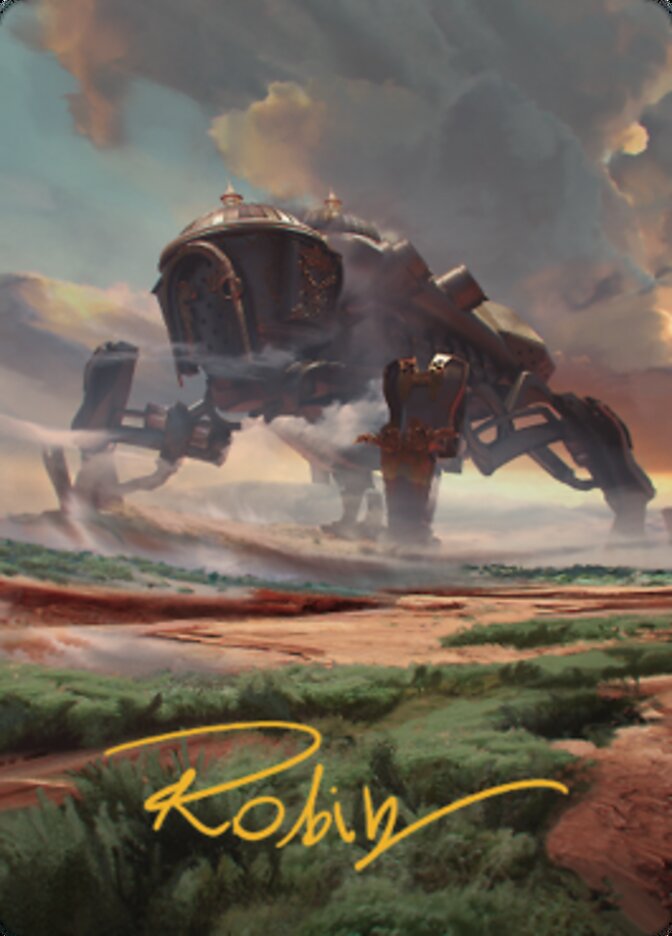 Plains (2) Art Card (Gold-Stamped Signature) [The Brothers' War Art Series] | Jomio and Rueliete's Cards and Comics