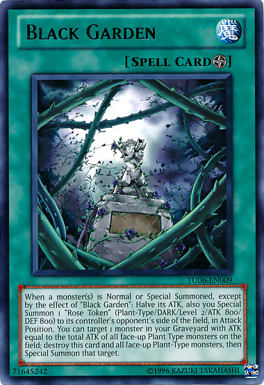 Black Garden [TU06-EN009] Rare | Jomio and Rueliete's Cards and Comics