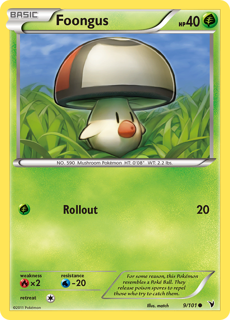 Foongus (9/101) [Black & White: Noble Victories] | Jomio and Rueliete's Cards and Comics