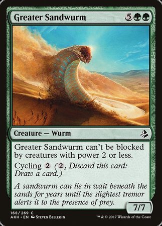 Greater Sandwurm [Amonkhet] | Jomio and Rueliete's Cards and Comics