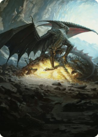 Ancient Copper Dragon Art Card (04) [Commander Legends: Battle for Baldur's Gate Art Series] | Jomio and Rueliete's Cards and Comics