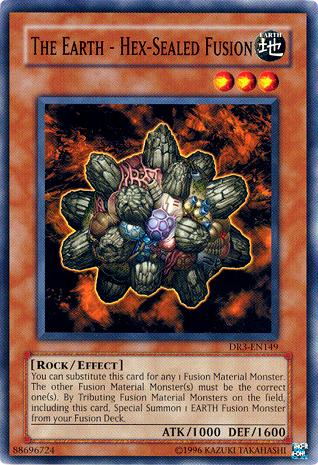 The Earth - Hex-Sealed Fusion [DR3-EN149] Common | Jomio and Rueliete's Cards and Comics