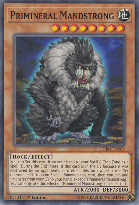 Primineral Mandstrong [CHIM-EN081] Common | Jomio and Rueliete's Cards and Comics