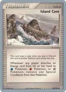 Island Cave (89/101) (Bright Aura - Curran Hill's) [World Championships 2005] | Jomio and Rueliete's Cards and Comics