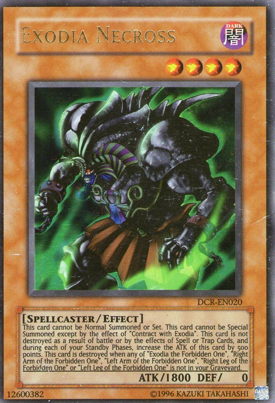 Exodia Necross [DCR-EN020] Ultra Rare | Jomio and Rueliete's Cards and Comics