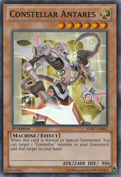 Constellar Antares [HA07-EN047] Super Rare | Jomio and Rueliete's Cards and Comics