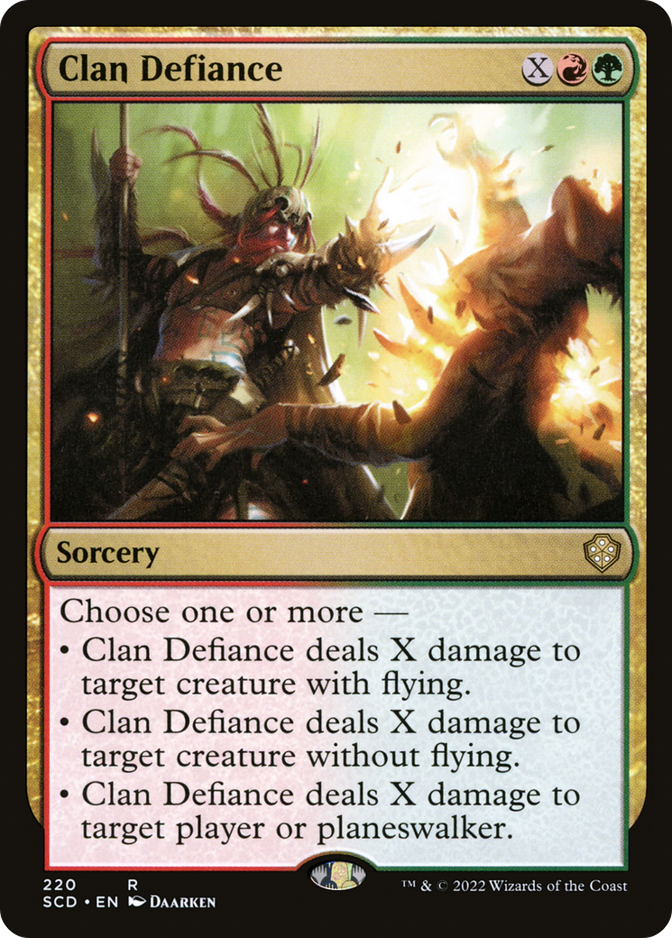 Clan Defiance [Starter Commander Decks] | Jomio and Rueliete's Cards and Comics