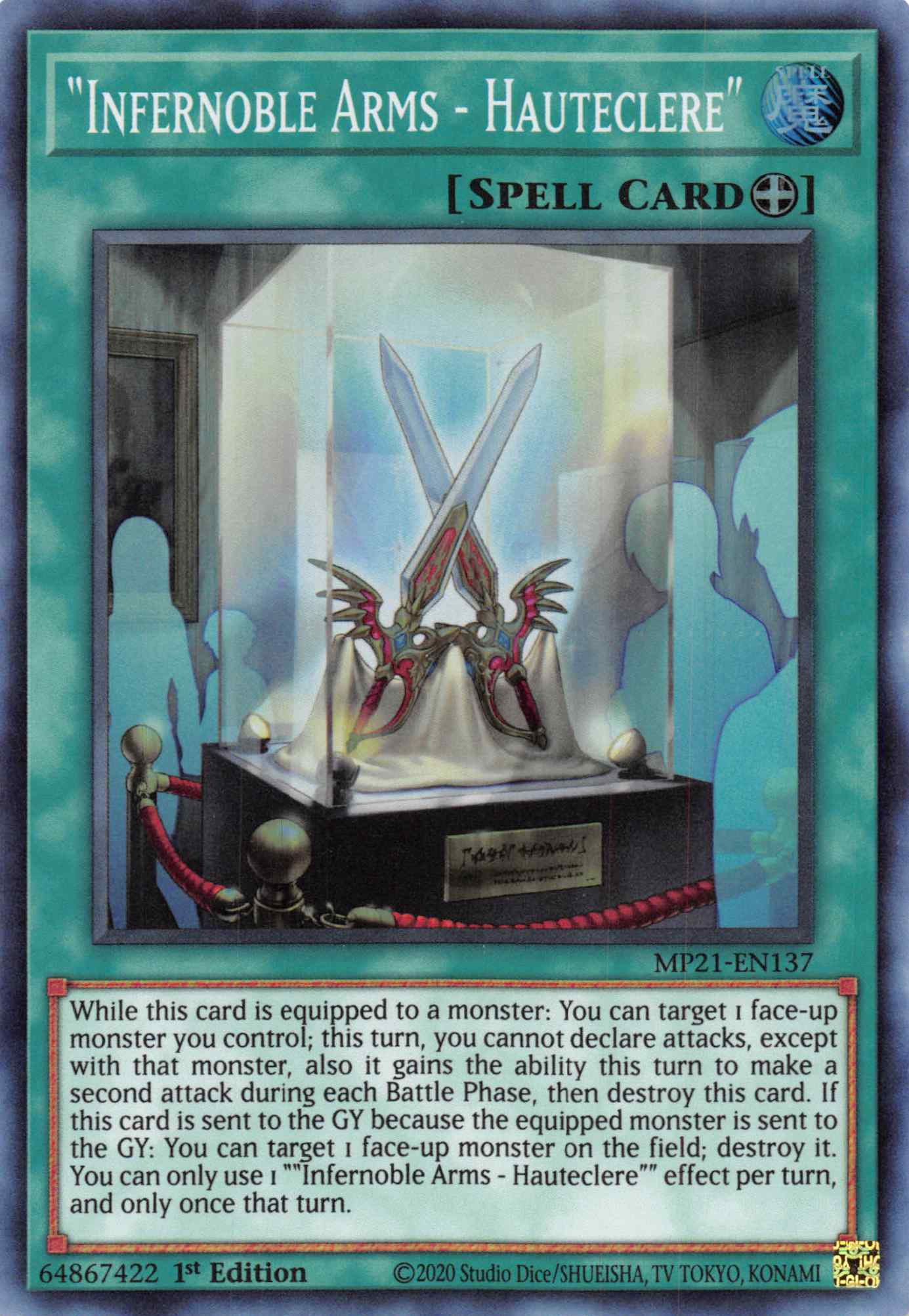 Infernoble Arms - Hauteclere [MP21-EN137] Super Rare | Jomio and Rueliete's Cards and Comics