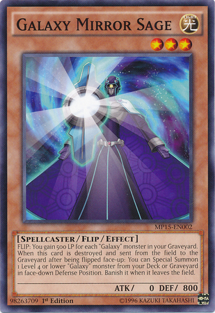 Galaxy Mirror Sage [MP15-EN002] Common | Jomio and Rueliete's Cards and Comics