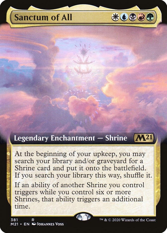 Sanctum of All (Extended Art) [Core Set 2021] | Jomio and Rueliete's Cards and Comics