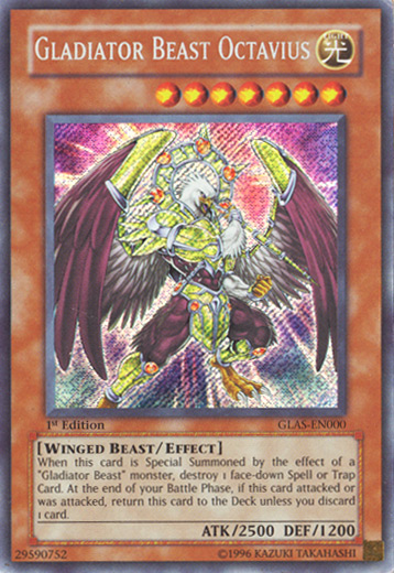Gladiator Beast Octavius [GLAS-EN000] Secret Rare | Jomio and Rueliete's Cards and Comics
