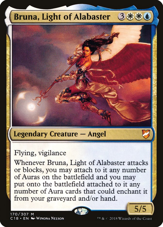 Bruna, Light of Alabaster (Oversized) [Commander 2018 Oversized] | Jomio and Rueliete's Cards and Comics