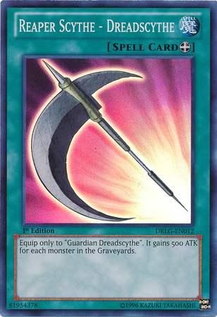 Reaper Scythe - Dreadscythe [DRLG-EN012] Super Rare | Jomio and Rueliete's Cards and Comics
