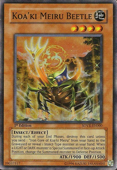 Koa'ki Meiru Beetle [SOVR-EN000] Super Rare | Jomio and Rueliete's Cards and Comics
