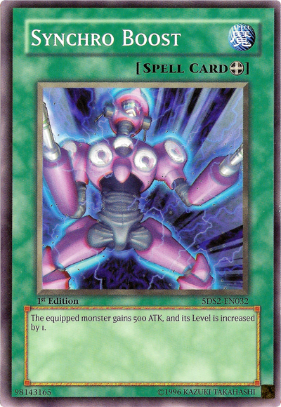 Synchro Boost [5DS2-EN032] Common | Jomio and Rueliete's Cards and Comics