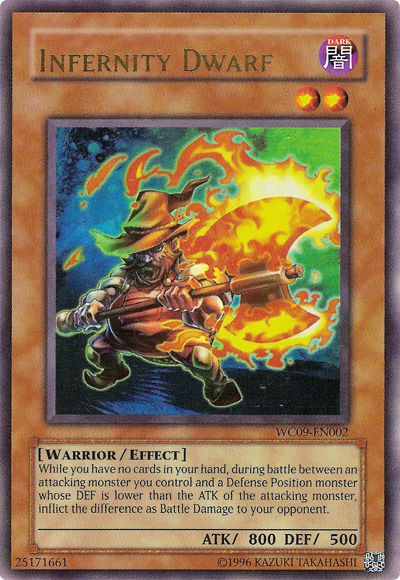 Infernity Dwarf [WC09-EN002] Ultra Rare | Jomio and Rueliete's Cards and Comics