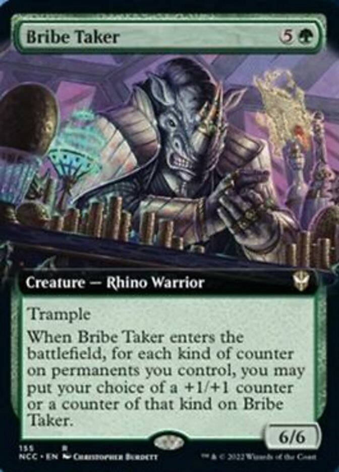 Bribe Taker (Extended Art) [Streets of New Capenna Commander] | Jomio and Rueliete's Cards and Comics