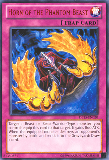 Horn of the Phantom Beast (Red) [DL15-EN020] Rare | Jomio and Rueliete's Cards and Comics