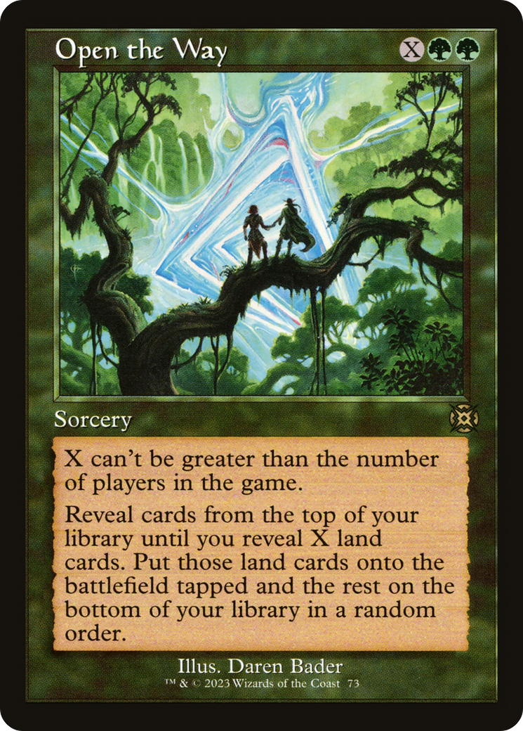 Open the Way (Retro) [March of the Machine: The Aftermath] | Jomio and Rueliete's Cards and Comics
