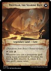 Brass's Tunnel-Grinder // Tecutlan, The Searing Rift (Extended Art) [The Lost Caverns of Ixalan] | Jomio and Rueliete's Cards and Comics