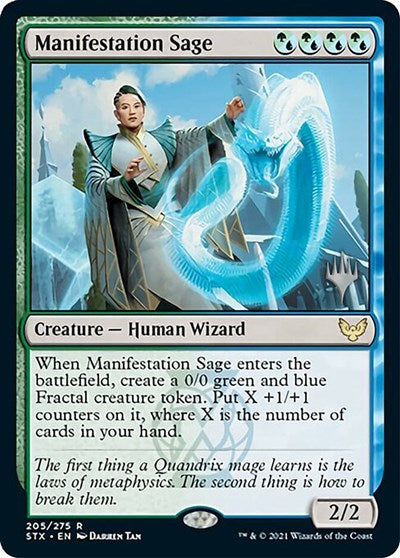 Manifestation Sage (Promo Pack) [Strixhaven: School of Mages Promos] | Jomio and Rueliete's Cards and Comics