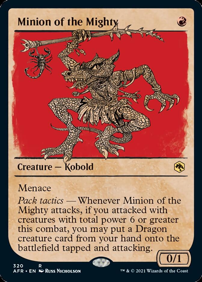Minion of the Mighty (Showcase) [Dungeons & Dragons: Adventures in the Forgotten Realms] | Jomio and Rueliete's Cards and Comics