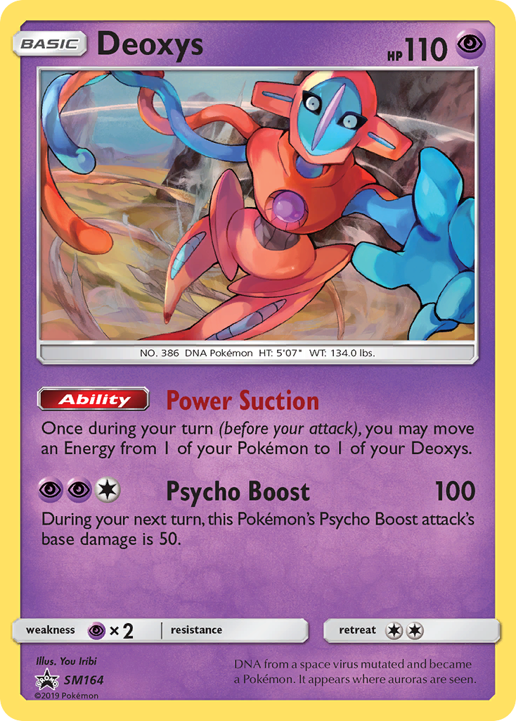 Deoxys (SM164) [Sun & Moon: Black Star Promos] | Jomio and Rueliete's Cards and Comics