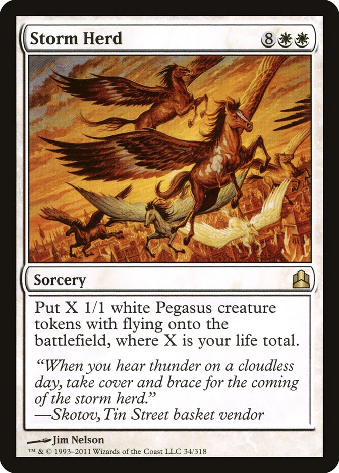 Storm Herd [Commander 2011] | Jomio and Rueliete's Cards and Comics