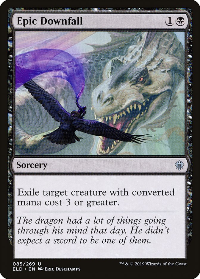 Epic Downfall [Throne of Eldraine] | Jomio and Rueliete's Cards and Comics
