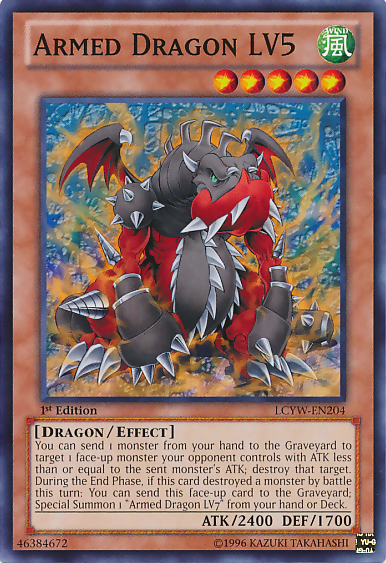 Armed Dragon LV5 [LCYW-EN204] Common | Jomio and Rueliete's Cards and Comics