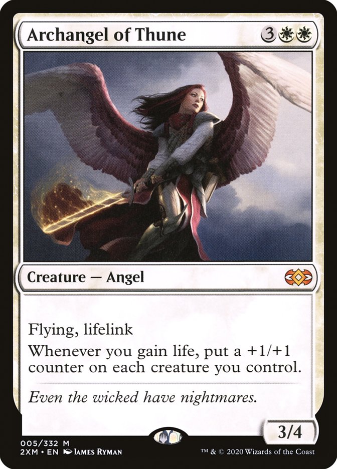 Archangel of Thune [Double Masters] | Jomio and Rueliete's Cards and Comics