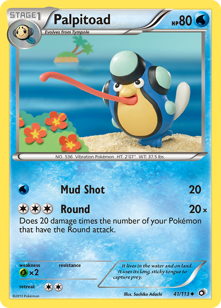 Palpitoad (41/113) [Black & White: Legendary Treasures] | Jomio and Rueliete's Cards and Comics