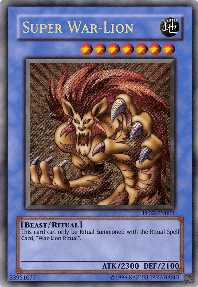 Super War-Lion [PP02-EN001] Secret Rare | Jomio and Rueliete's Cards and Comics
