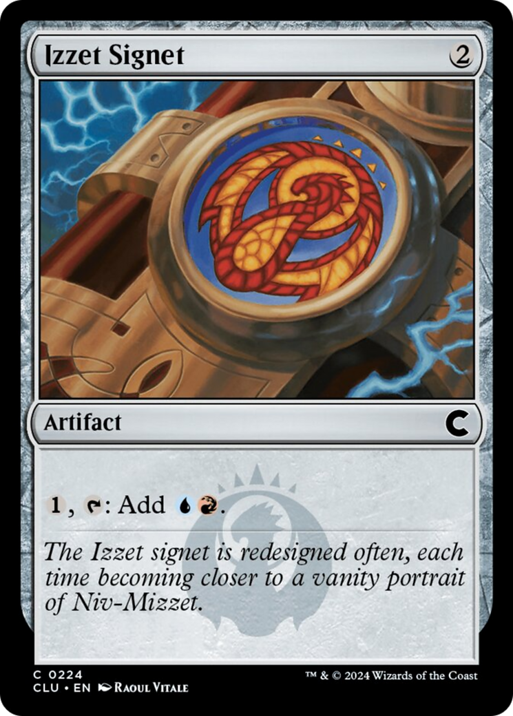 Izzet Signet [Ravnica: Clue Edition] | Jomio and Rueliete's Cards and Comics